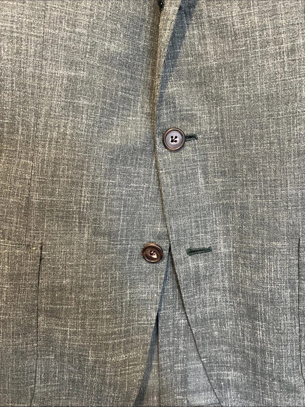Men's Sid Mashburn Textured Green Blazer - Classic Single-Breasted Jacketr